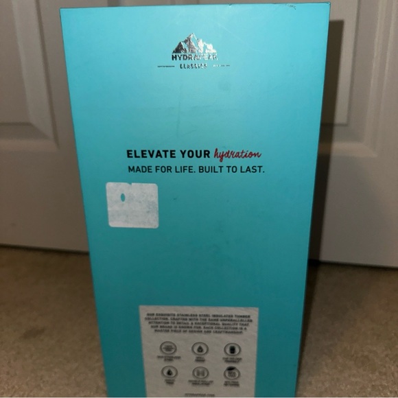 Hydrapeak Voyager 40 Oz Rhinestone Black Bow Ribbon Stainless Tumbler New - Picture 4 of 5